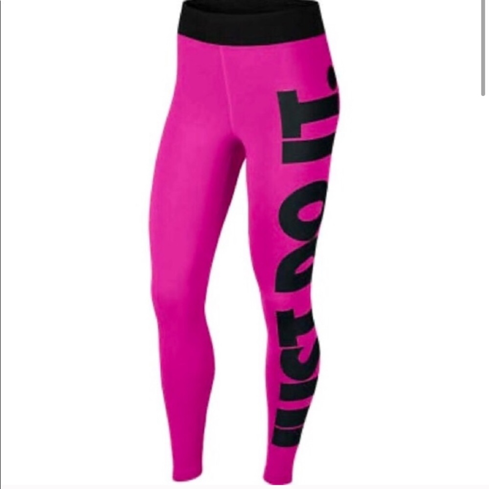 Nike Leg a See Pink Just Do It Tights XS
